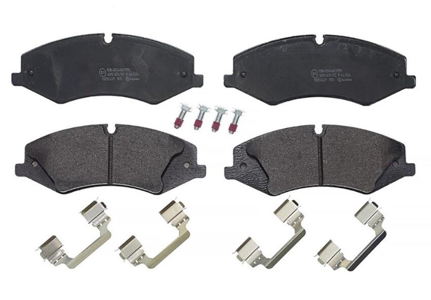 Land Rover Brakes Kit Pads Front (LowMetallic) LR051626 Brembo P44024 Brembo P44024